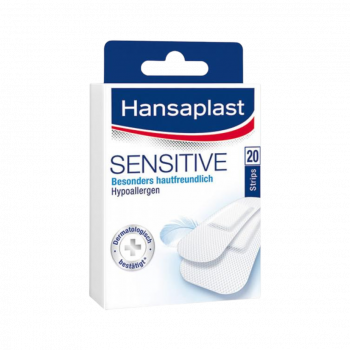 749184 Hansaplast Sensitive Pflaster hypoallergen, 14 Strips 19 mal 72 mm, 6 Strips 30 mal 72 mm.png